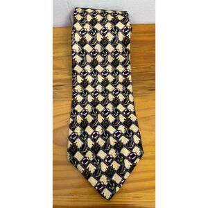 Museum Artifacts Nautical Themed Silk Handmade Men's Tie Coastal Anchor Sailboat